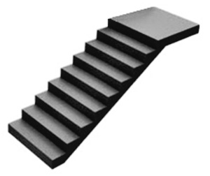 straight-staircase straight staircase image for a straight stairlifts from Central Mobility