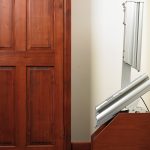 handicare straight stairlift hinged rail handicare straight stairlift hinged rail
